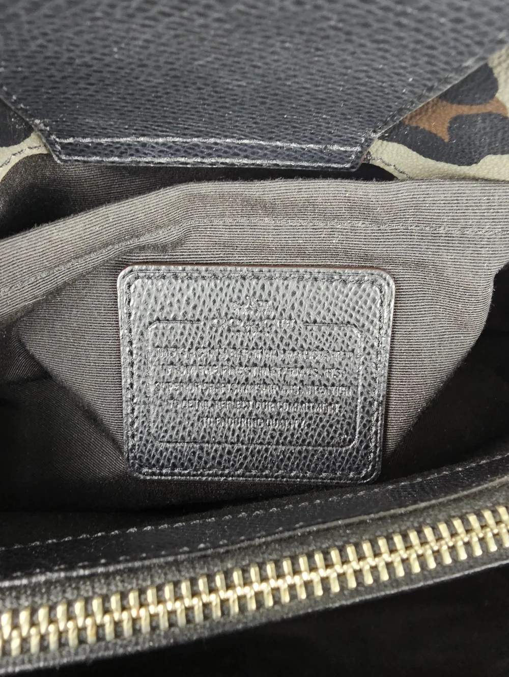 Coach Margo Satchel in Grey Ocelot